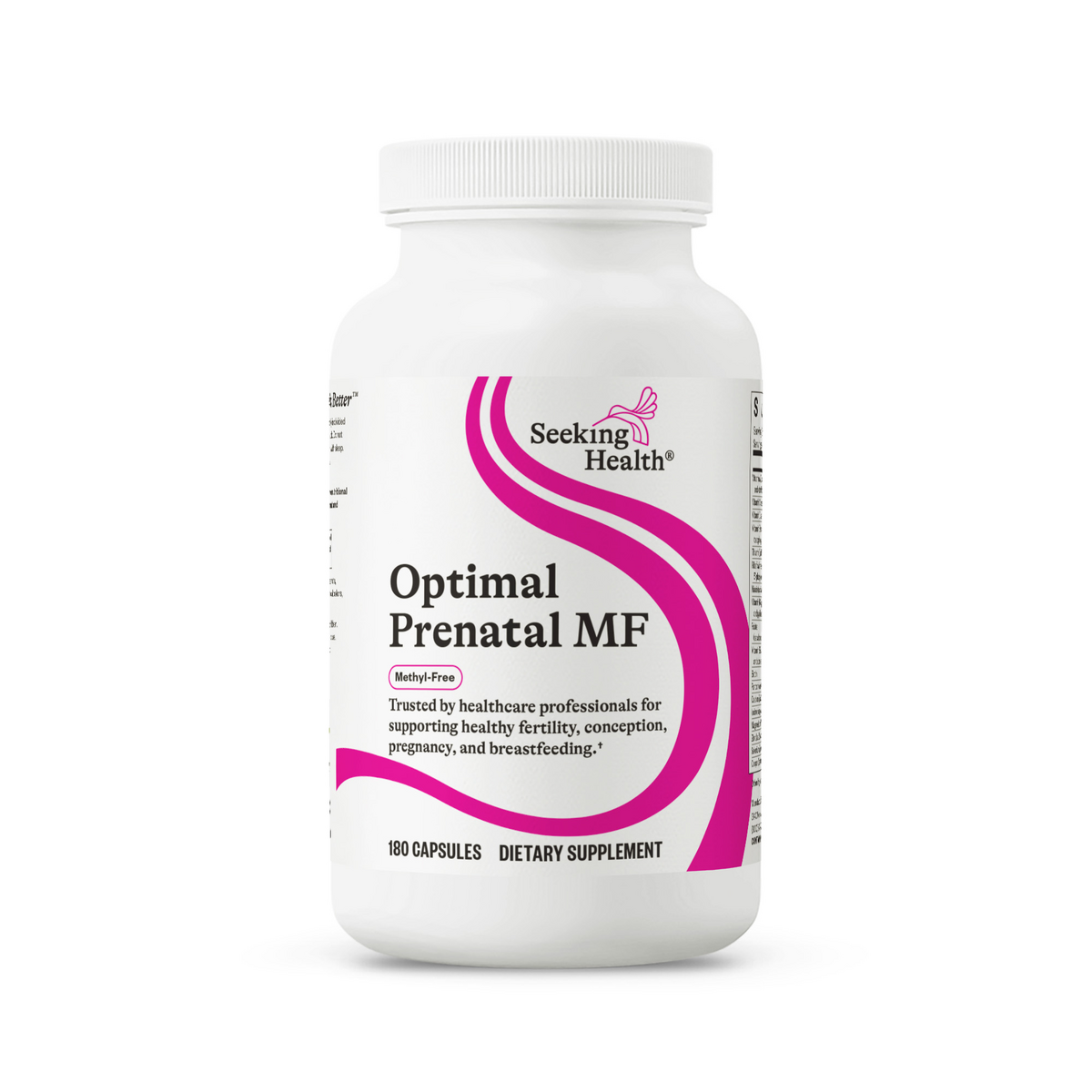 Optimal Prenatal Methyl Free 180 Capsules Seeking Health
