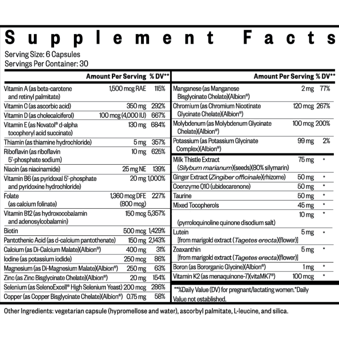 Optimal Prenatal Methyl Free 180 Capsules Seeking Health
