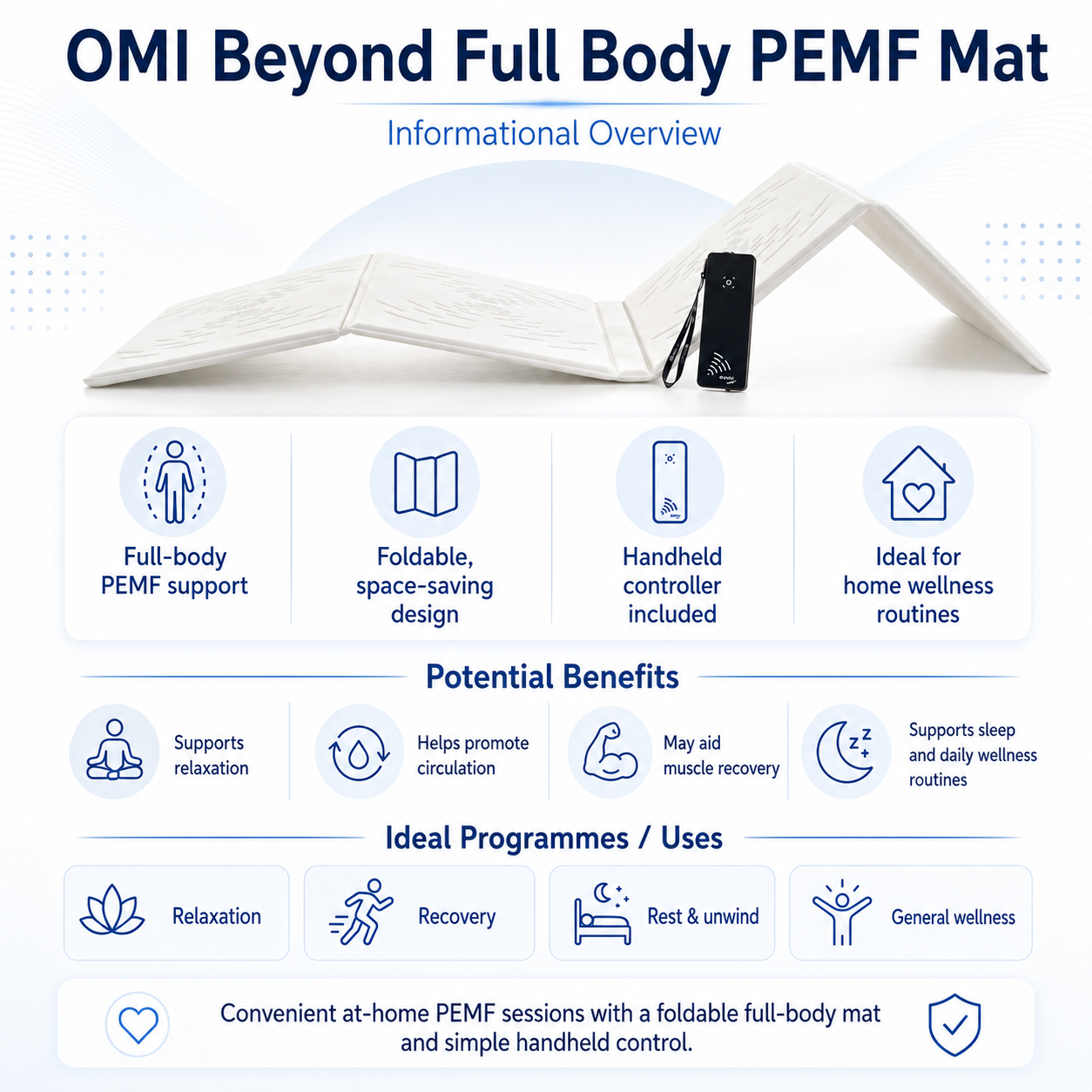 Buy OMI PEMF Beyond Full Body Mat | Advanced PEMF UK online