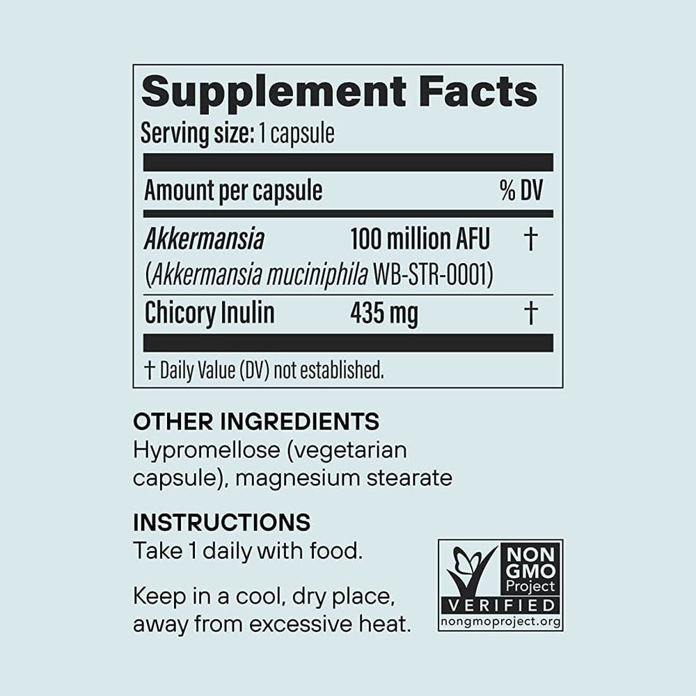 Buy Akkermansia Muciniphila Supplement - 30 Capsules UK