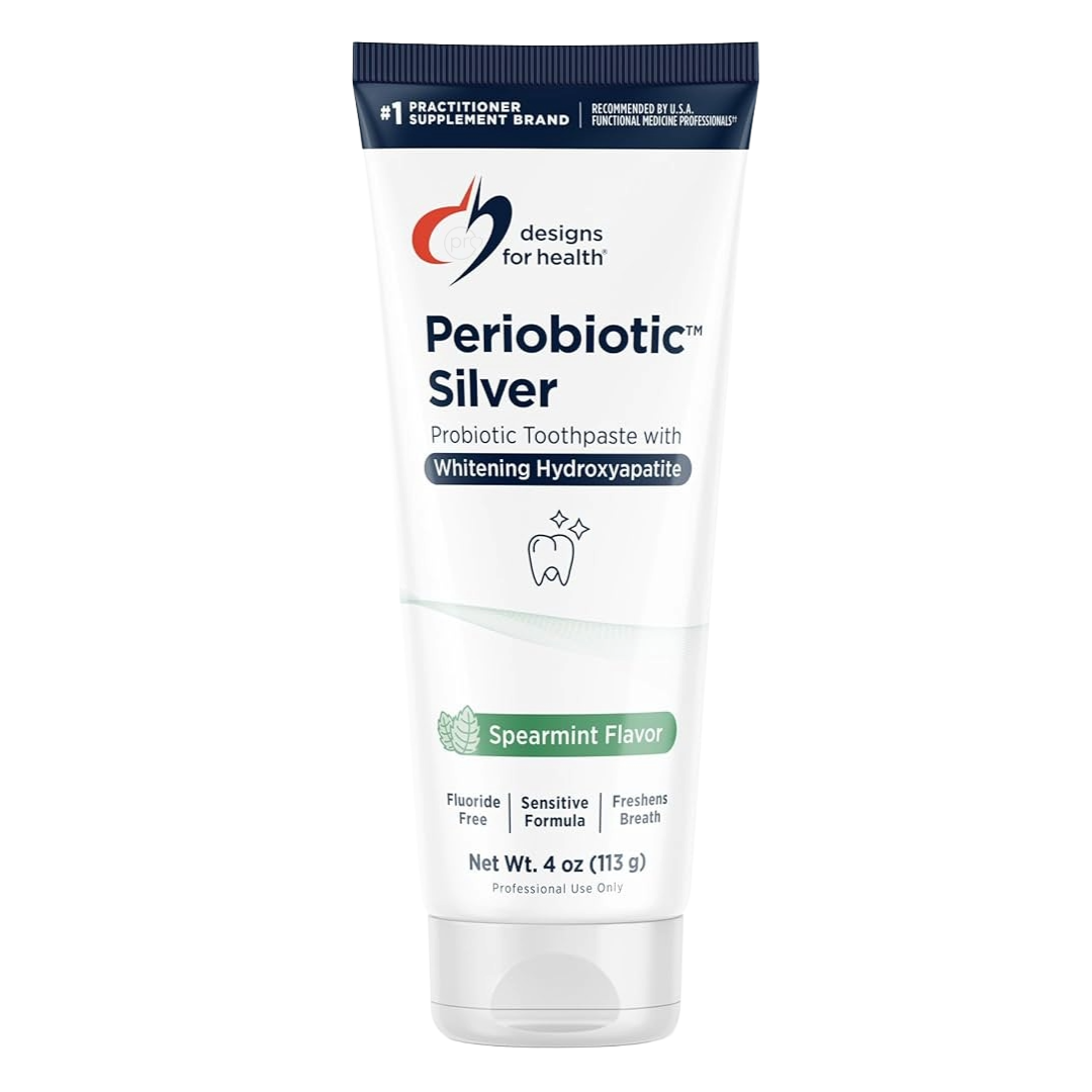 PerioBiotic Silver Probiotic Toothpaste – Designs For Health UK ...