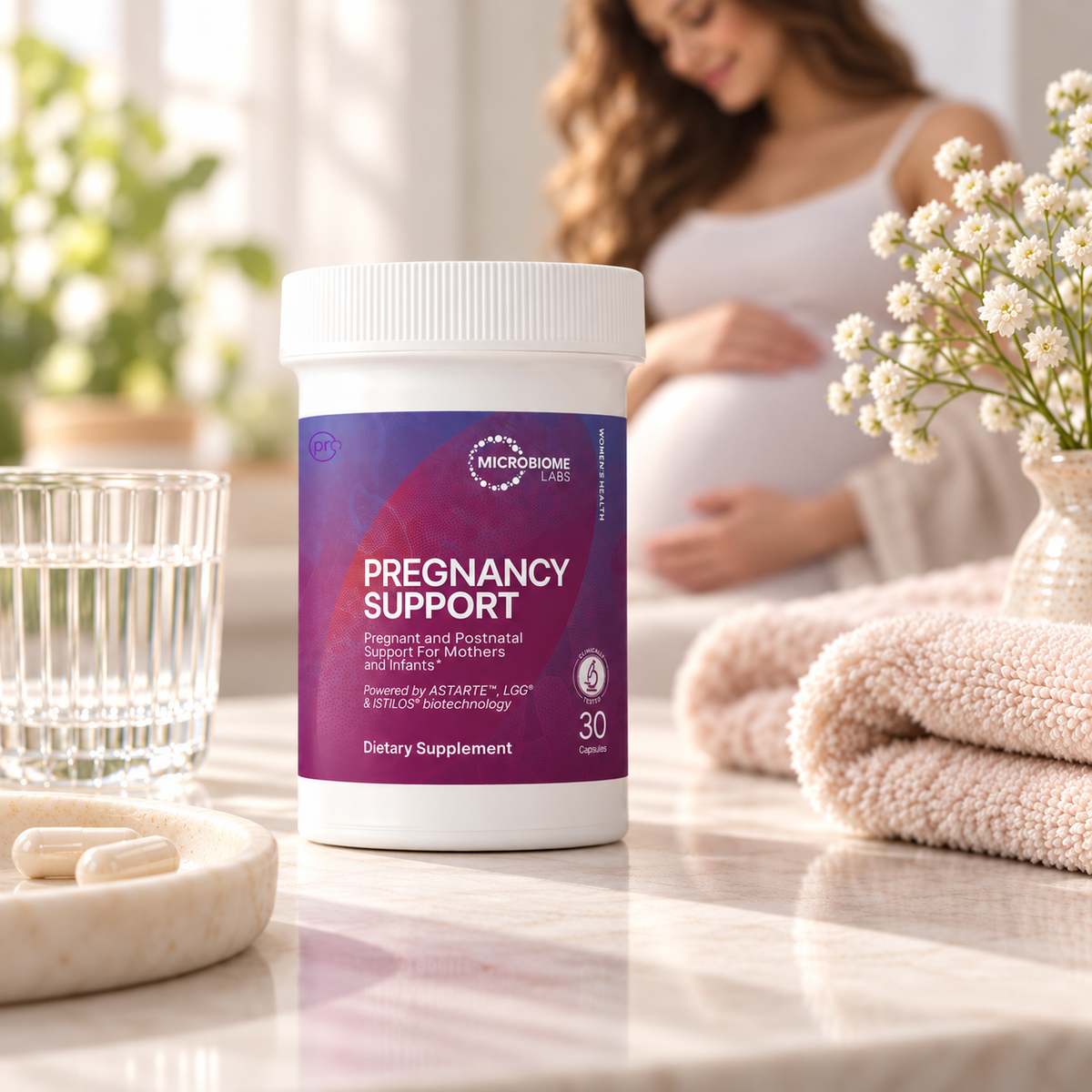 Buy Pregnancy Support | 30 Capsules Microbiome Labs UK online