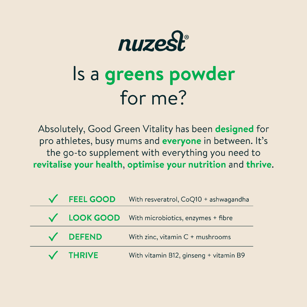 Buy Good Green Vitality | 120g UK