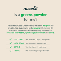 Buy Good Green Vitality | 120g UK