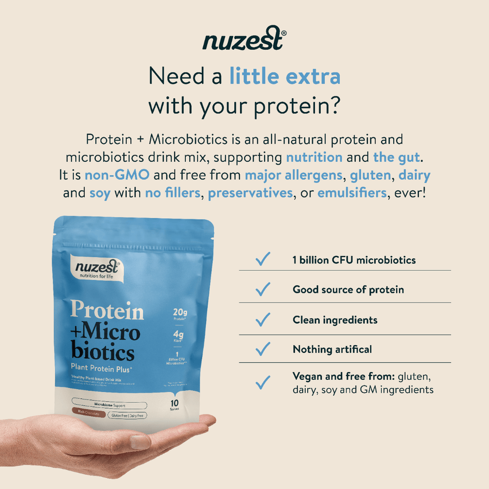 Buy Protein Plus Microbiotics | Rich Chocolate | 300g UK online