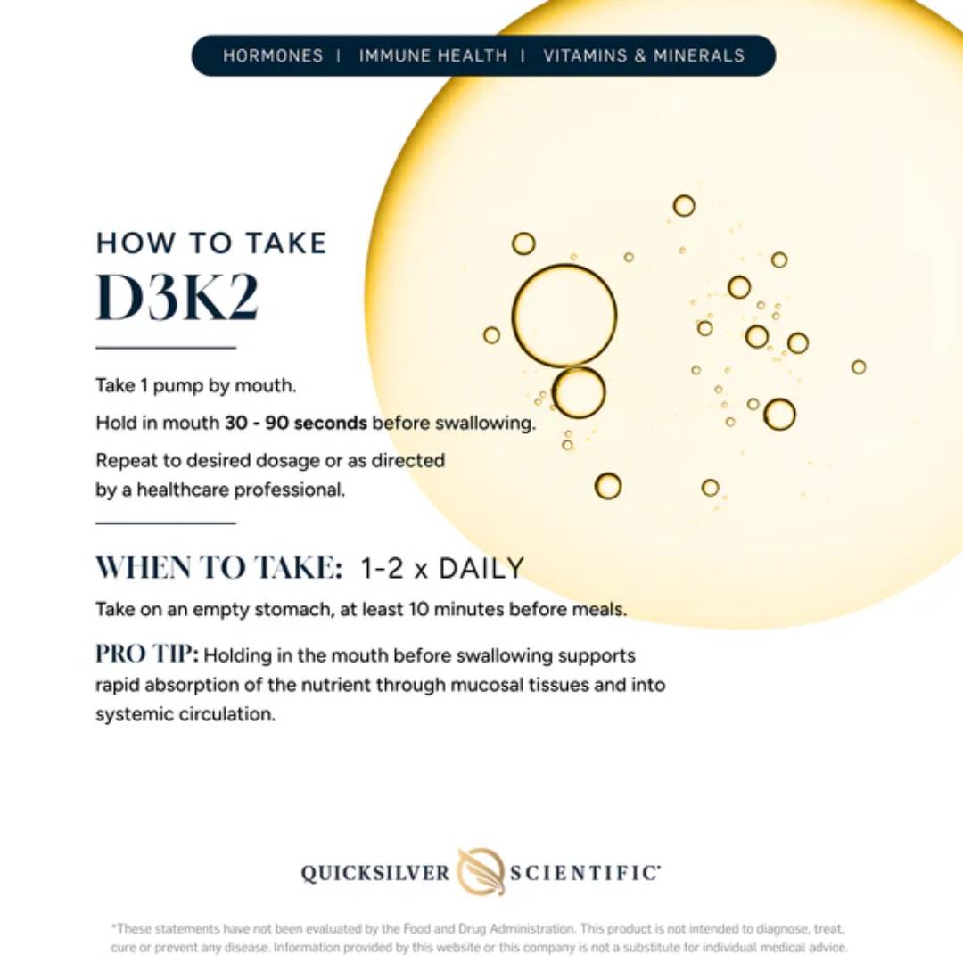 Quicksilver Scientific D3K2 - Nanoemulsified - 50ml UK online