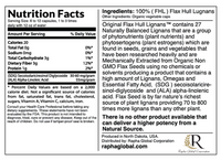 Buy Flax Hull Lignans | 90 Capsules | Rapha Global UK