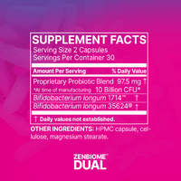 Buy ZenBiome Dual | 60 Capsules UK