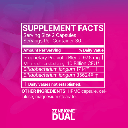 Buy ZenBiome Dual | 60 Capsules UK