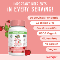 Buy MaryRuth's Kids Probiotic 60 Gummies (Strawberry) UK