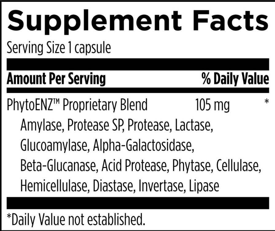 Buy Plant Enzyme Digestive Formula | Designs For Health | 90 Capsules UK
