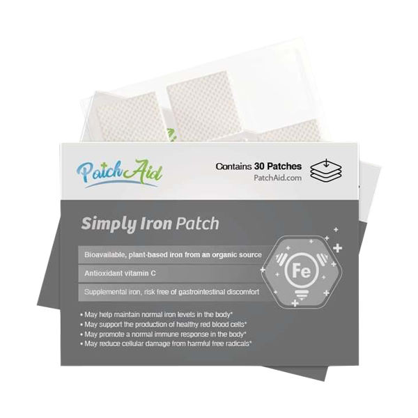 Buy Simply Iron Topical Patch | 30 Patches | PatchAid UK