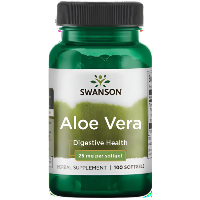 Buy Aloe Vera 25mg - 100 Softgels UK