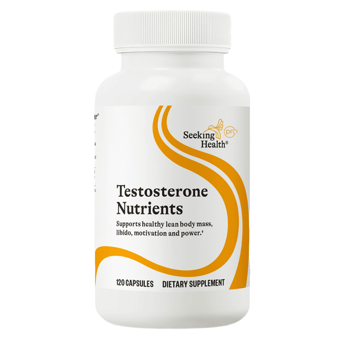 Testosterone Nutrients | 120 Capsules | Seeking Health