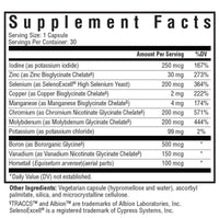 Buy Trace Minerals Complex | Iron Free | 30 Capsules | Seeking Health UK