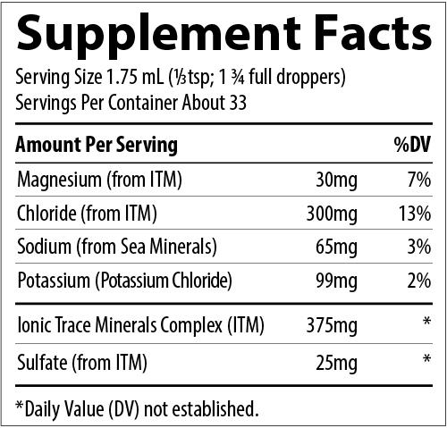 Buy Ionic Potassium | 99 mg | 59ml | Trace Minerals UK