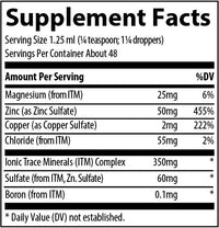 Buy Liquid Ionic Zinc | Trace Minerals | 2oz UK