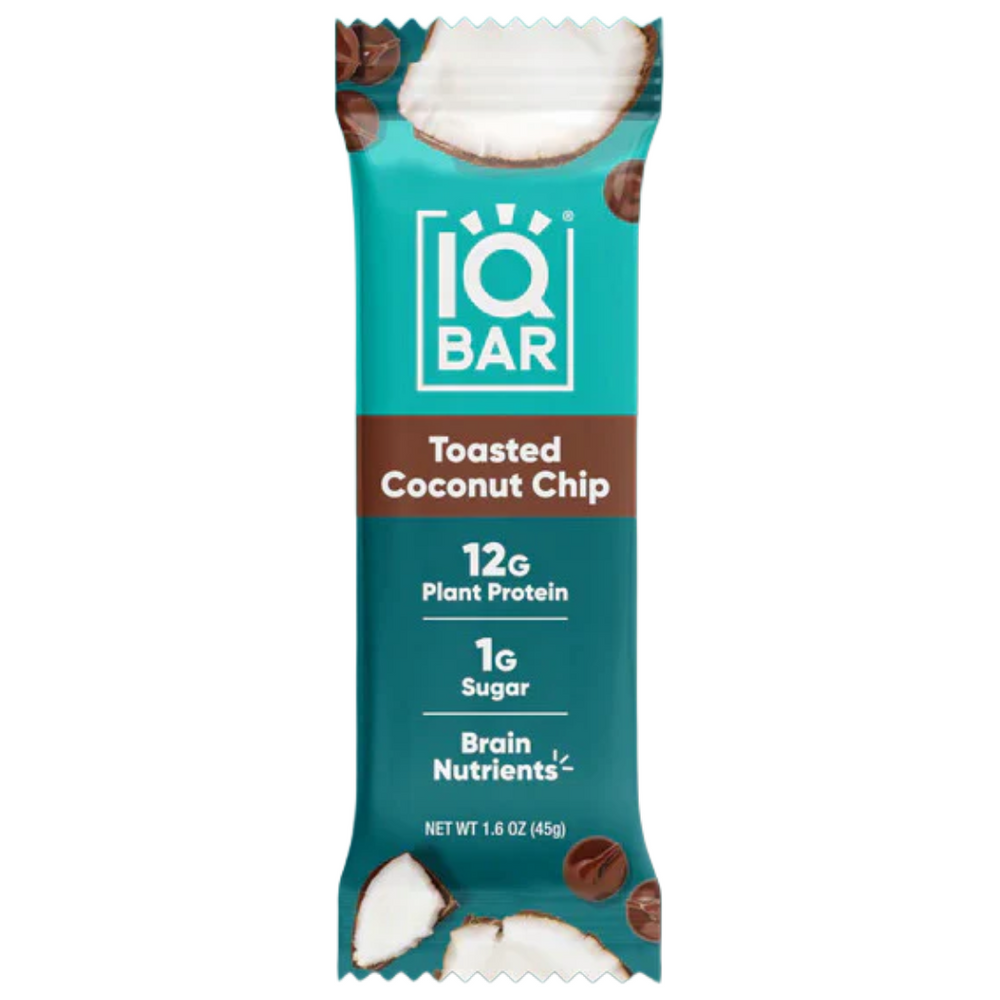 Buy Toasted Coconut Chip | Single Plant Protein Bar | IQBAR UK online