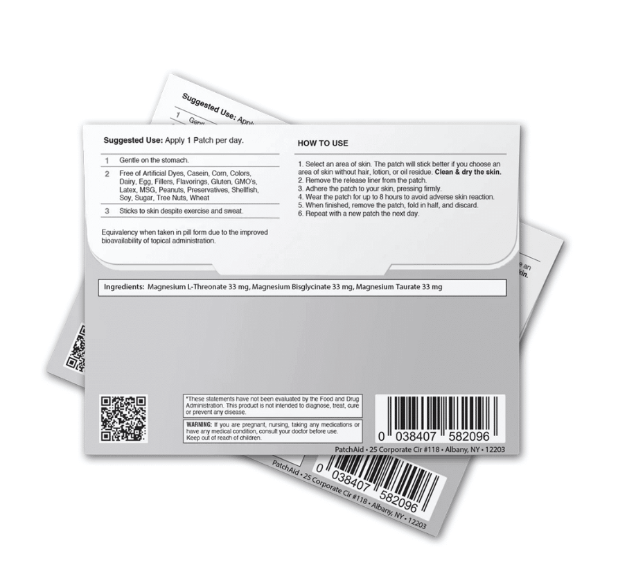 Buy Triple Magnesium Complex Patch | 30 Patches UK