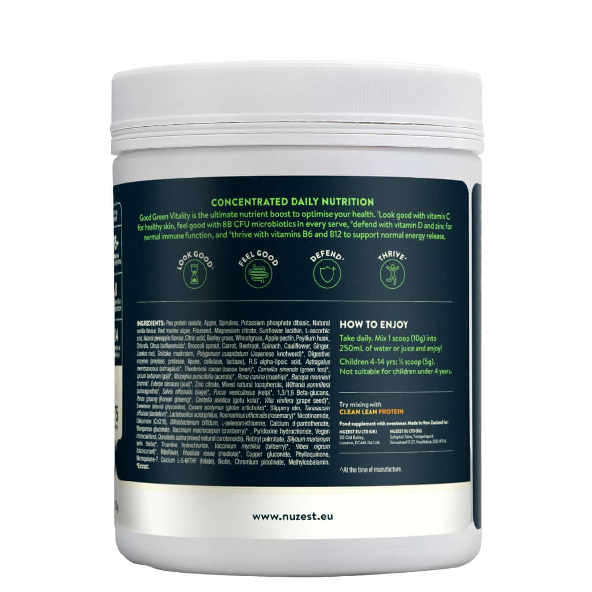 Buy Good Green Vitality | 750g UK