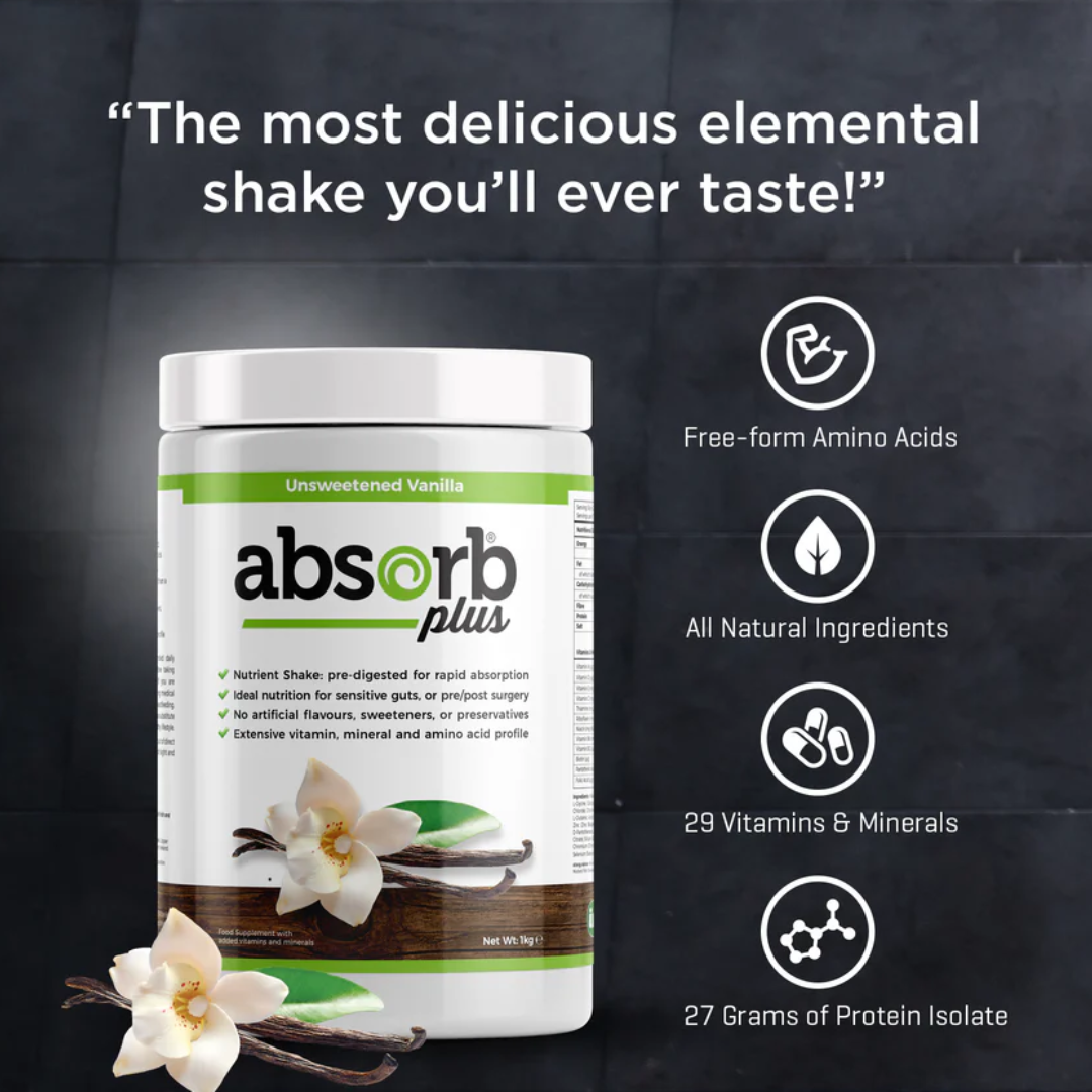 Absorb plus Elemental Powder - Unsweetened Vanilla kg - IMIX Nutrition UK 
