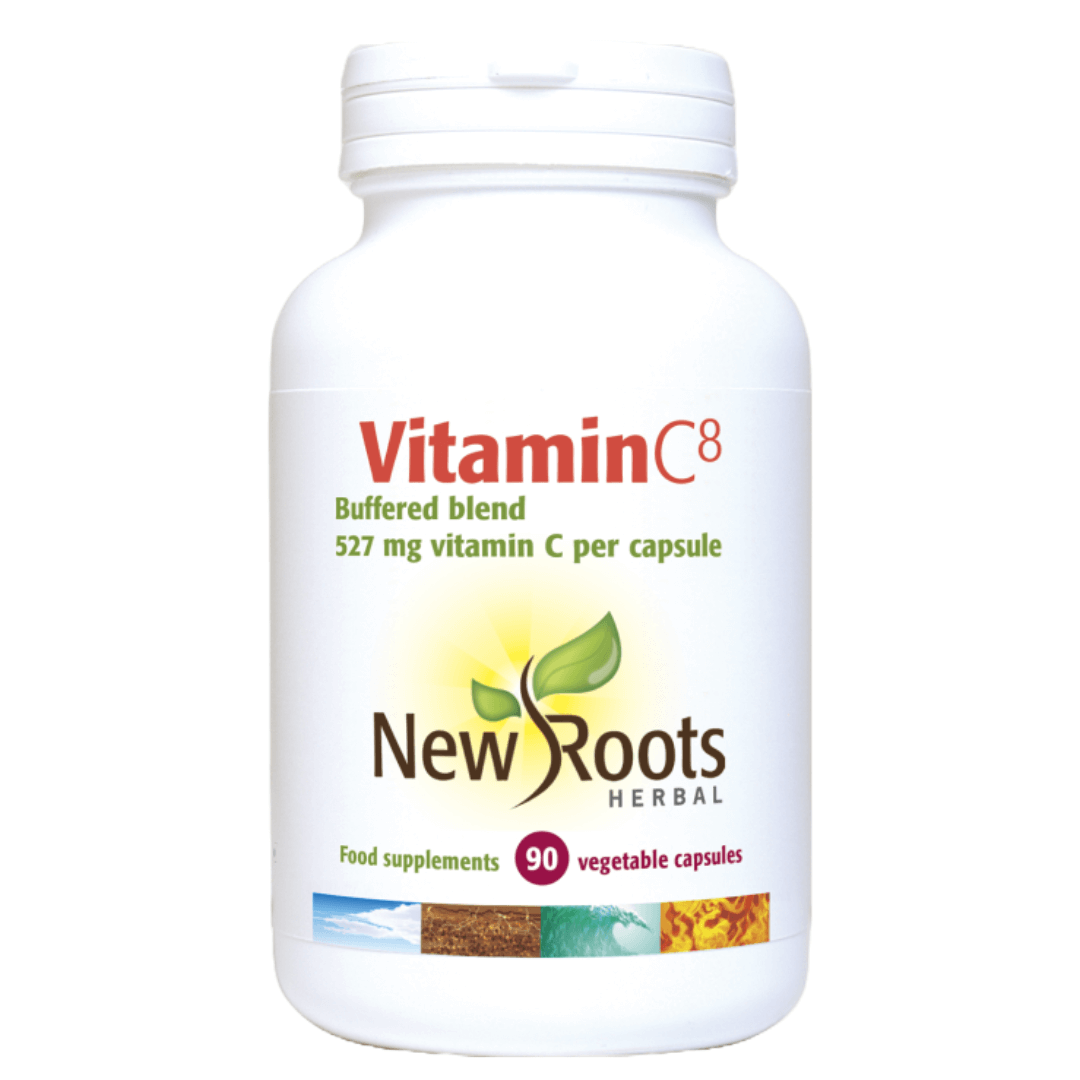 Vitamin C8 90 Capsules New roots Herbal 