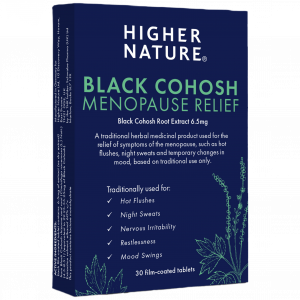 Black Cohosh Menopause Relief | 30 Coated Tablets