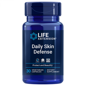 Daily Skin Defense | 30 Veg Caps | Life Extension