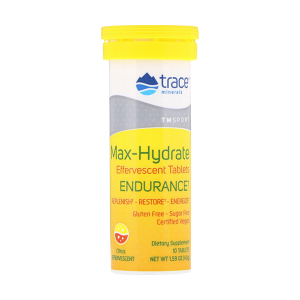 Max-Hydrate Endurance | Citrus Effervescent Tablets | Trace Minerals