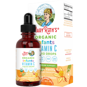 Organic Infants Vitamin C Liquid Drops | 60ml | Orange Vanilla - Mary Ruths